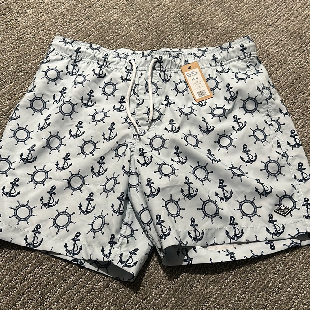 Nautical swim shorts